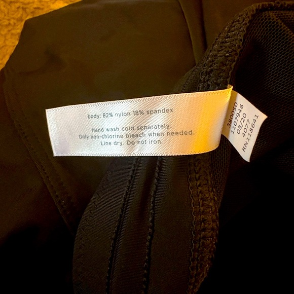 Cacique Black Swim Shorts with Drawstring - Picture 3 of 7